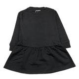 JOHN RICHMOND abito felpa girocollo tinta unita cn stampa logo Nero per Bambina RGA4054VE NERO JOHN RICHMOND 