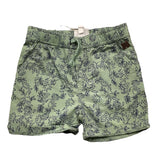 Carre'Ment Beau Bermuda Solid Color Adjustable Waist Green For Newborn