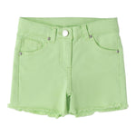 Sarabanda Short Tinta Unita con Girovita Regolabile per Bambina 06592 VERDE SARABANDA 