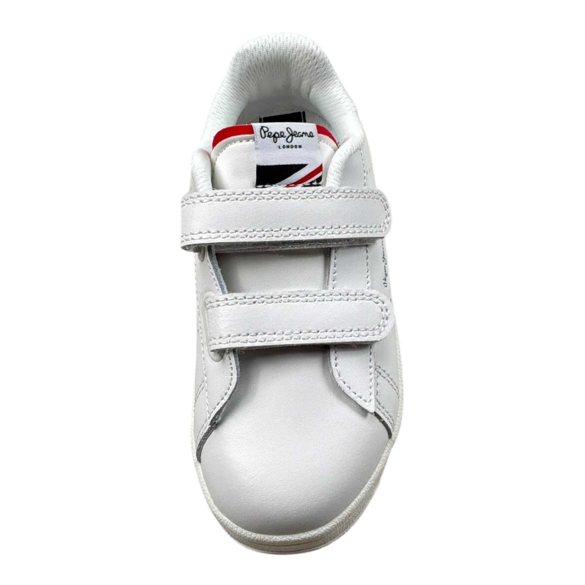 Pepe Feamo Sneakers Tinta Unita con Strappi per Bambino PBS00002 BIANCO PEPE FEAMO 