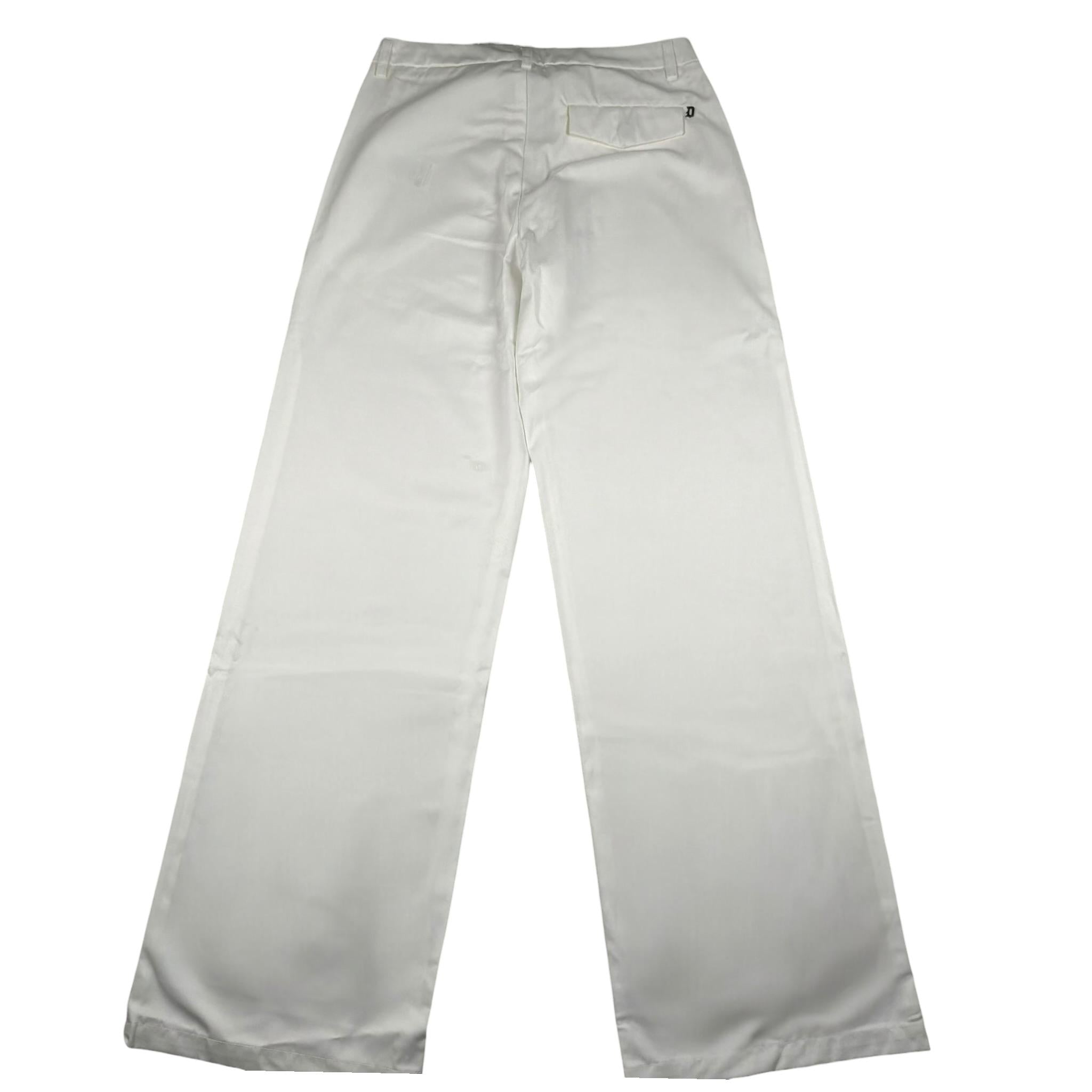 Dondup Pantalone Modello Palazzo Tinta Unita  per Bambina DMPA109 PANNA DONDUP 