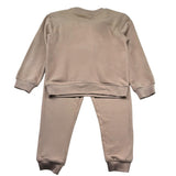 Just Cavalli Completo 2 Pezzi Felpa-Pantalone Tinta Unita per Bambino JBP26022CF BEIGE JUST CAVALLI 