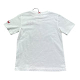 Saint Barth T-Shirt Girocollo Tinta Unita con Stampa per Bambino 00293L BIANCO SAINT BARTH 