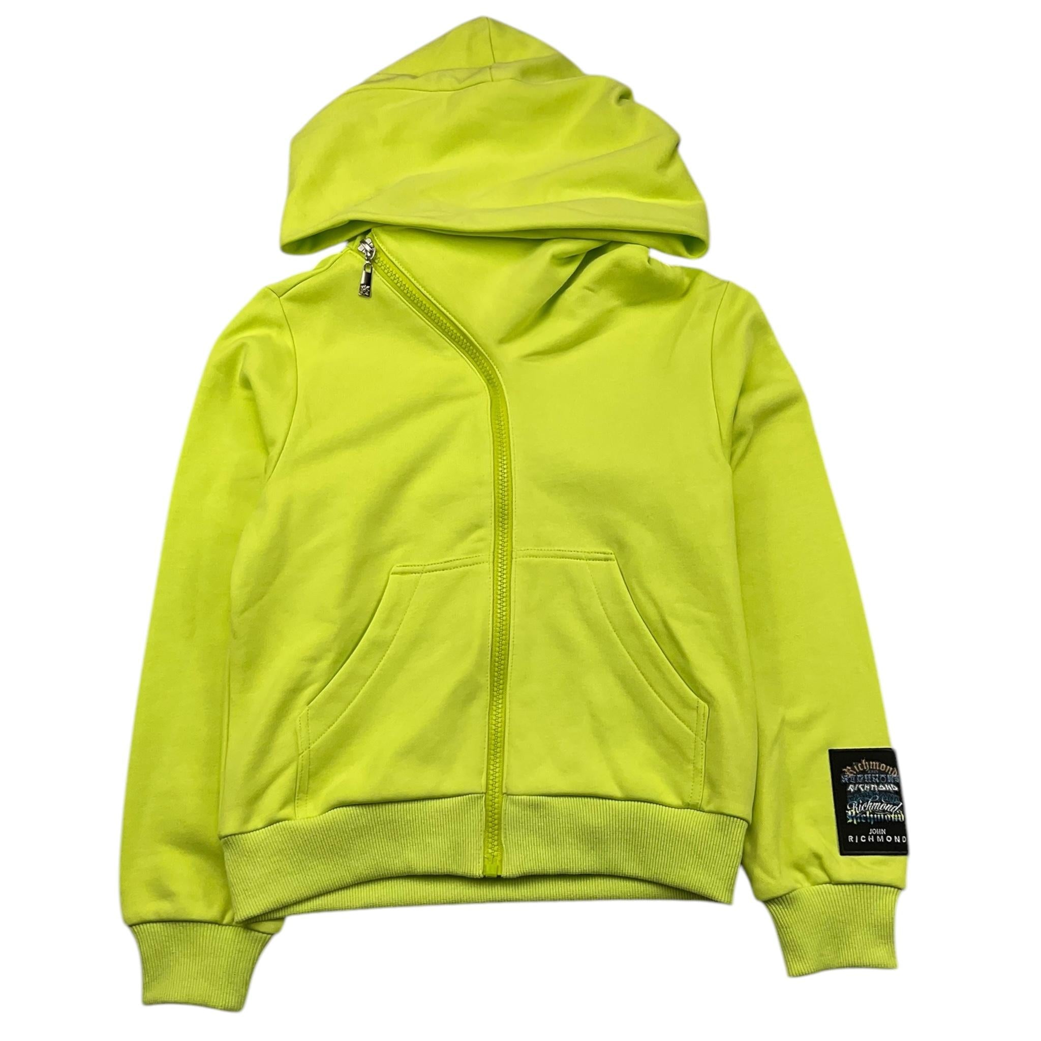 JOHN RICHMOND felpa con zip e cappuccio tinta unita Verde per Bambino RBA25212FE VERDE JOHN RICHMOND 