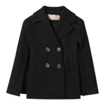 ELISABETTA FRANCHI cappotto modello mantella tinta unita Nero per Bambina EFCT003 NERO ELISABETTA FRANCHI 