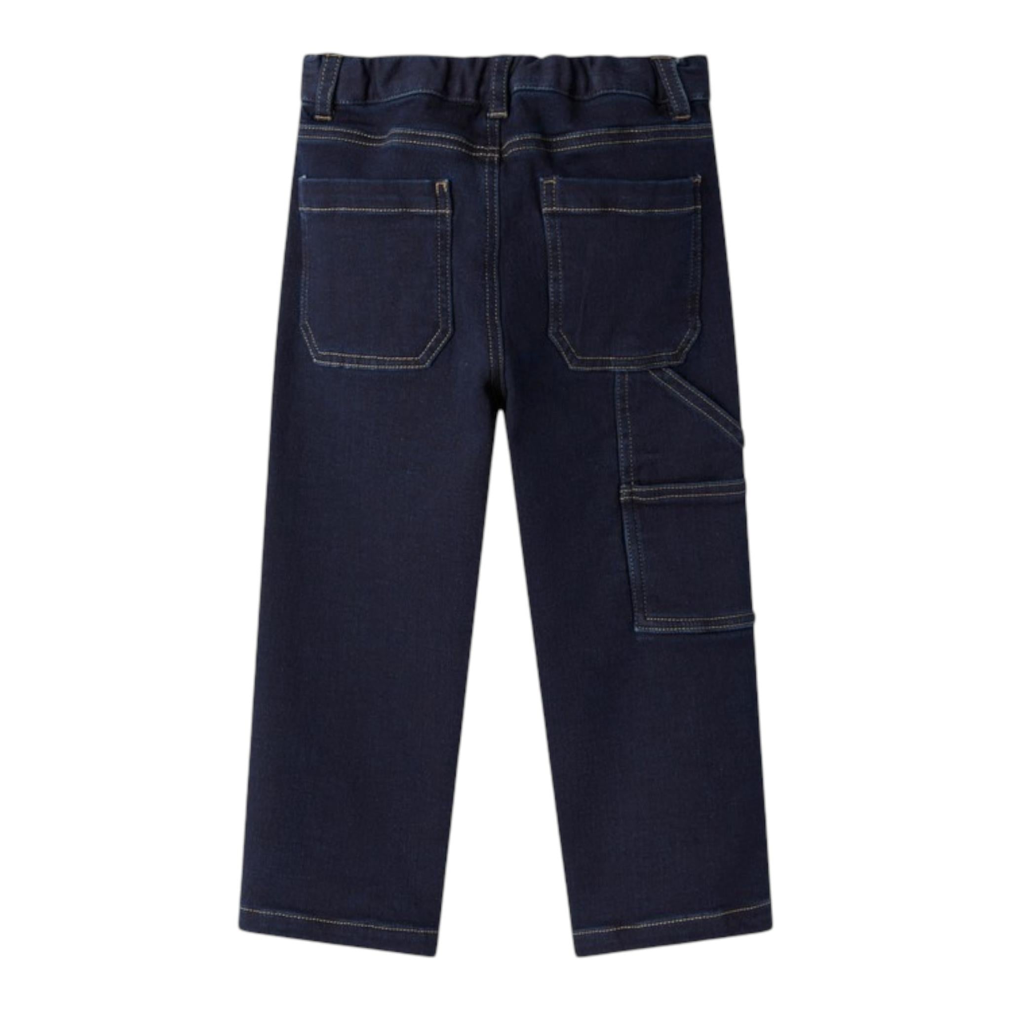 IL GUFO jeans tinta unita con girovita regolabile Blu per Bambino A24PL431J0039 BLU IL GUFO 