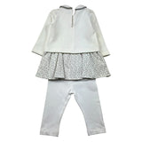Le Bebe Completo 2 Pezzi Shirt-Leggins per Neonata LBG0367 PANNA LE BEBE 