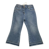 Zhoe &amp; Tobiah Jeans Solid Color Adjustable Waist Flare Blue For Girls