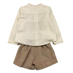 VALENTINA BEBES completo 3 pezzi maglia-camicia-bermuda Multicolor per Neonato MAR84 MULTICOLOR VALENTINA BEBES 