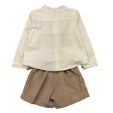 VALENTINA BEBES completo 3 pezzi maglia-camicia-bermuda Multicolor per Neonato MAR84 MULTICOLOR VALENTINA BEBES 