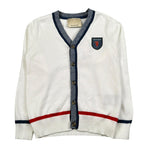 Trussardi Cardigan Tinta Unita con Bottoni E Stampa per Bambino TBP26148CD PANNA TRUSSARDI 