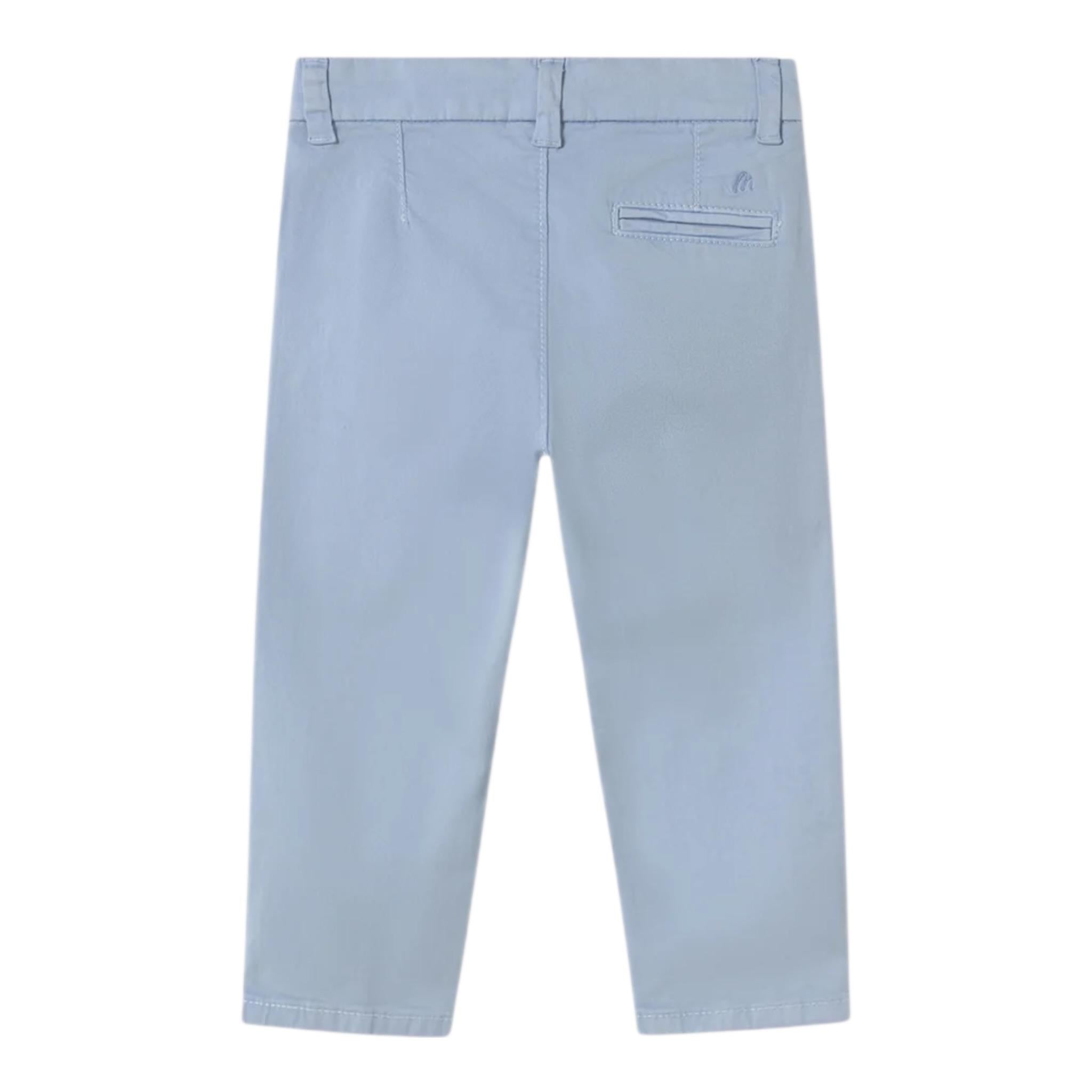 Mayoral Pantalone Tinta Unita con Girovita Regolabile per Bambino 522J AZZURRO MAYORAL 