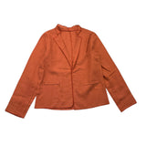 @Madilly Rust Solid Color Jacket For Kids