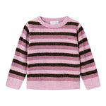 NAME IT maglia tinta unita con fantasia a righe Rosa per Bambina 13233162 ROSA NAME IT 