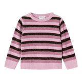 NAME IT maglia tinta unita con fantasia a righe Rosa per Bambina 13233162 ROSA NAME IT 