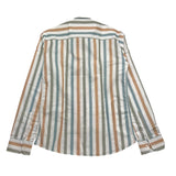 Alessandro Lamura Tricolor Shirt With White Striped Pattern For Boys