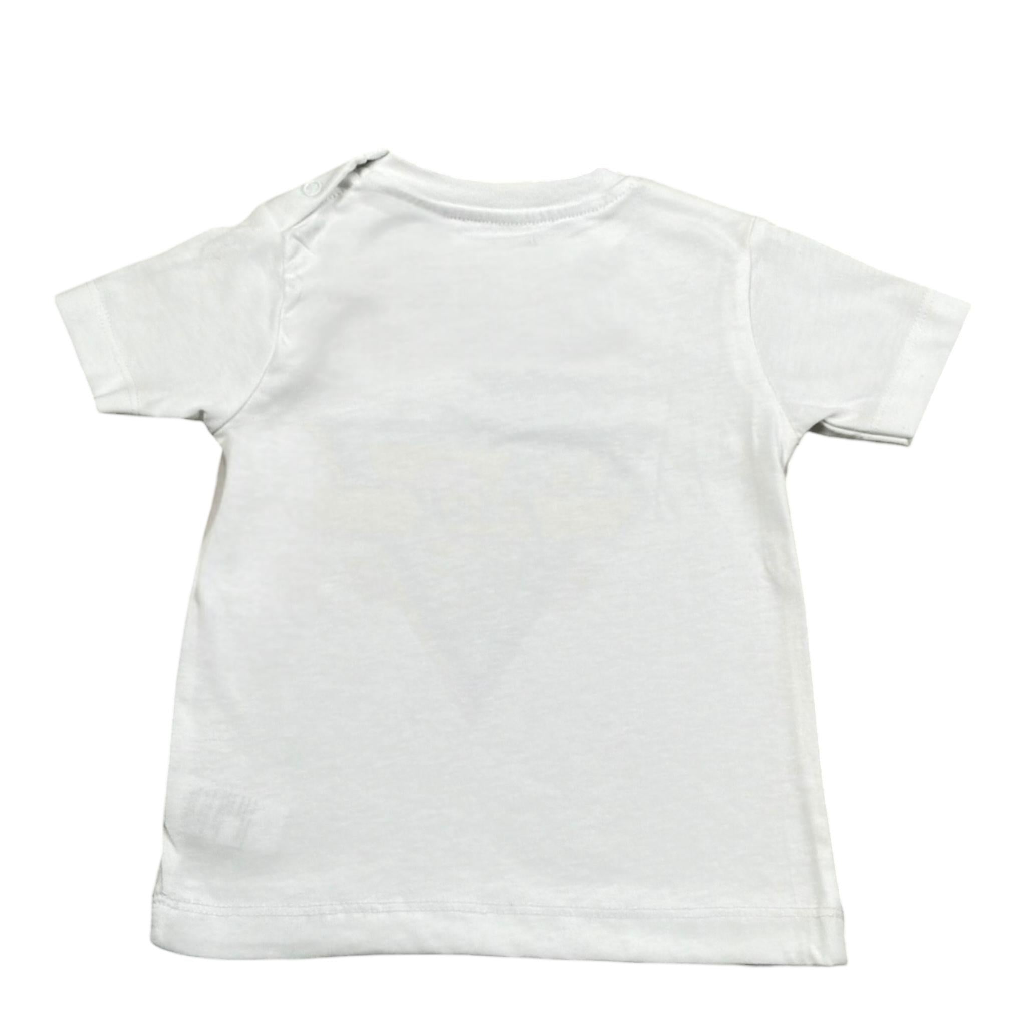 F**K T-Shirt Girocollo Tinta Unita con Stampa per Neonato FJ224206WH BIANCO F**K 