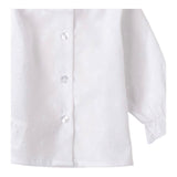 Minibanda Camicia Tinta Unita con Colletto per Neonata 3B700 BIANCO MINIBANDA 