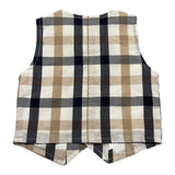 Mini Banda Romper Multicolor Checkered Pattern For Newborn