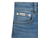 Calvin Klein Jeans Tinta Unita con Girovita Regolabile per Bambino IB0IB02306 AZZURRO CALVIN KLEIN 