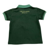 TRUSSARDI polo tinta unita con stampa Verde per Neonato TIA25139P VERDE TRUSSARDI 
