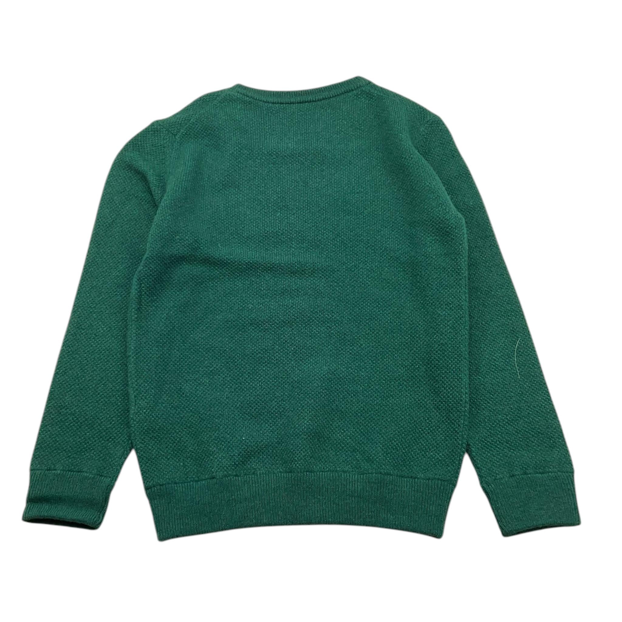 SAINT BARTH maglia gircollo tinta unita con stampa Verde per Bambino NIX0004 VERDE SAINT BARTH 