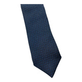 Byblos Solid Color Micro-Pattern Blue Tie For Boys