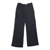 Versace Plain Trousers With Black Applique For Girls