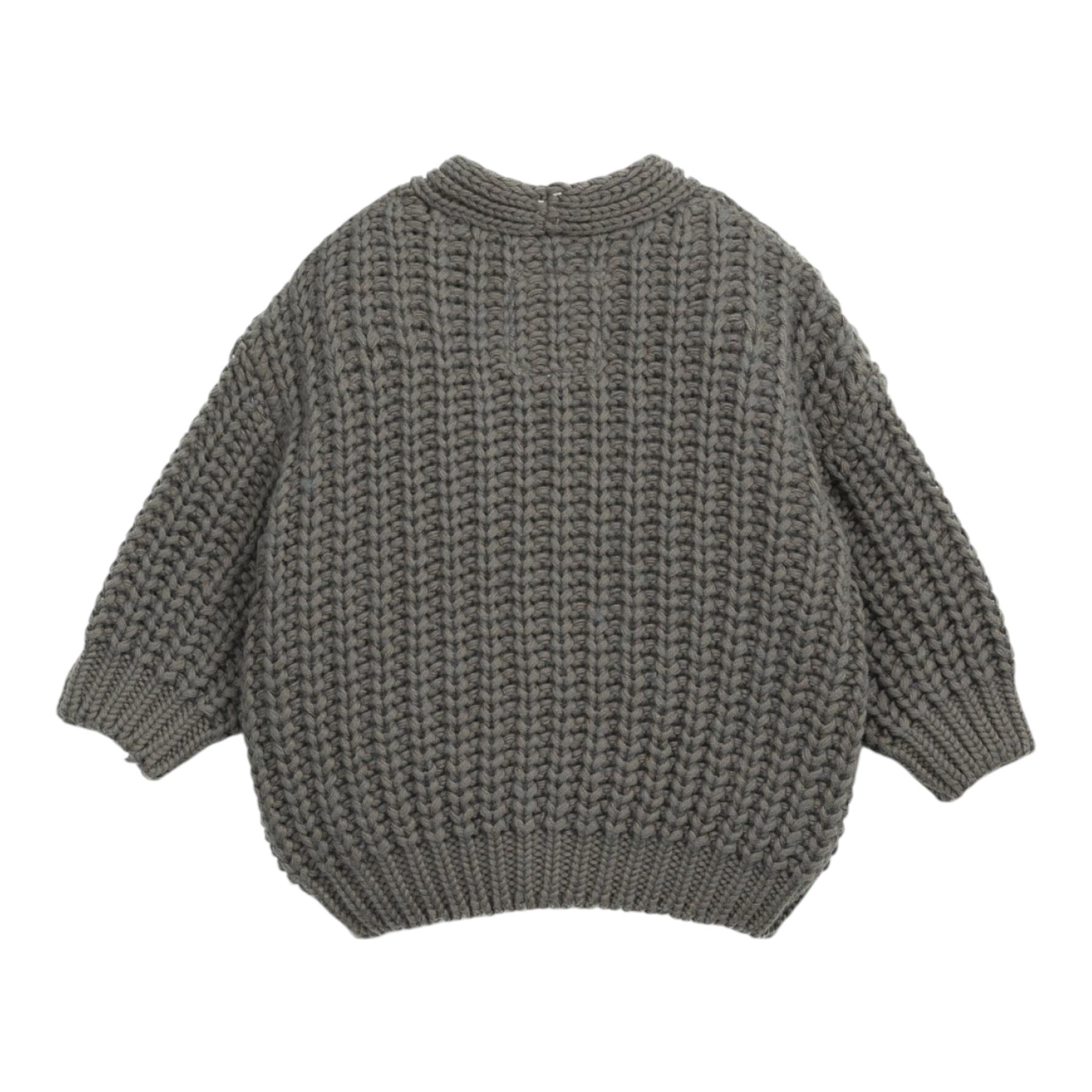 PLAY UP cardigan tinta unita con bottoni Verde per Bambina PA011AP11404 VERDE PLAY UP 