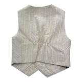 Manuel & Frank Gilet Tinta Unita con Fantasia per Neonato MF5194BN BEIGE MANUEL & FRANK 