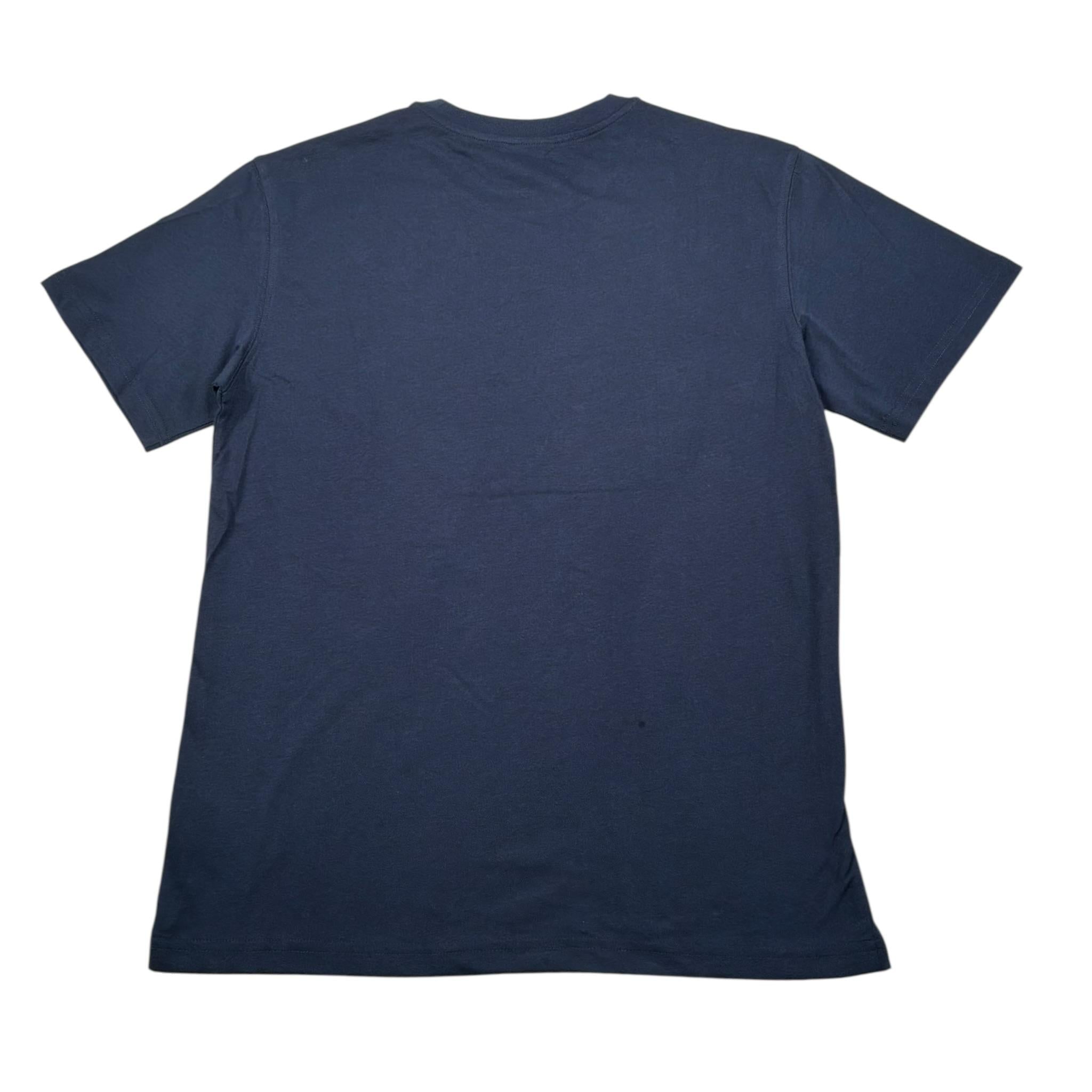 Refrigiwear T-Shirt Girocollo Tinta Unita con Stampa per Bambino 156TRMJ25 BLU REFRIGIWEAR 