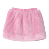 MOSCHINO gonna tinta unita con logo Rosa per Bambina HDJ039 ROSA MOSCHINO 