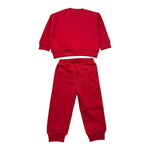 ICEBERG completo 2pz tinta unita felpa-pantalone Rosso per Neonato COMICE5300B ROSSO ICEBERG 