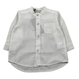 J.O. Milano Camicia Manica Lunga Tinta Unita Collo Coreano per Bambino 576Z8 BIANCO J.O. MILANO 