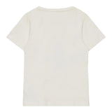 Name.It Solid Color Crew Neck T-Shirt With Cream Print For Boys