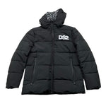DROPSEASON2 giubbino tinta unita con cappuccio Nero per Bambino FW242K01 NERO DROPSEASON2 