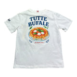 Saint Barth T-Shirt Girocollo Tinta Unita con Stampa per Bambino 01227L BIANCO SAINT BARTH 