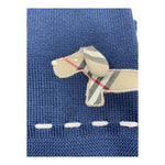 BABY LORD coperta tinta unita con stampa Blu per Neonato 140 BLU BABY LORD 