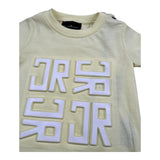 John Richmond T-Shirt Girocollo Tinta Unita con Logo per Neonato RIP26026TSO GIALLO JOHN RICHMOND 