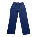 Jeckerson Solid Color Pants With Elastic Waist Blue For Newborn