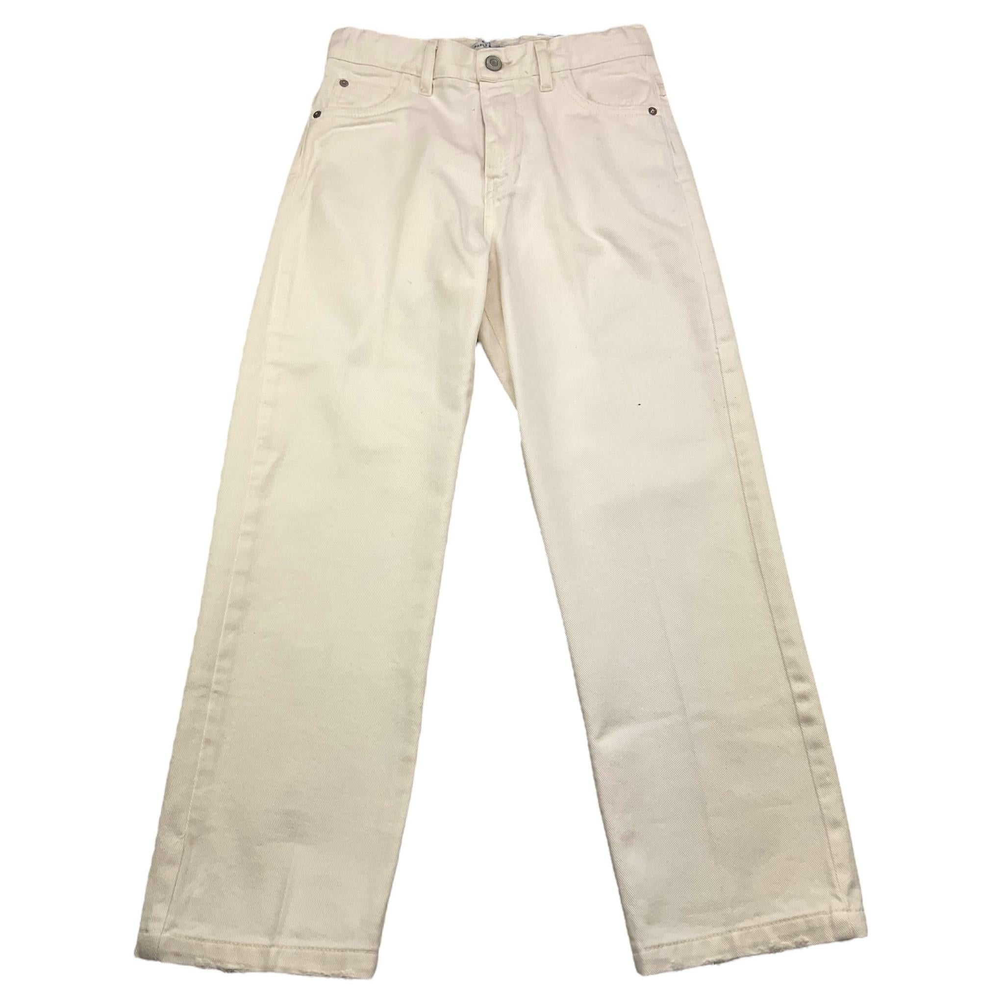 pantalone tinta unita girovita regolabile PP3977 PANNA PAOLO PECORA 