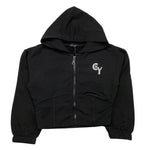 YOURS felpa con zip e cappuccio tinta unita Nero per Bambina BY1861 NERO YOURS 