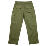 Imperial Kids Solid Color Trousers With Adjustable Waist Green For Boys