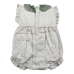Wedoble Pagliaccetto Mezza Manica Tinta Unita Fantasia Floreale per Neonata V2506705A BIANCO WEDOBLE 
