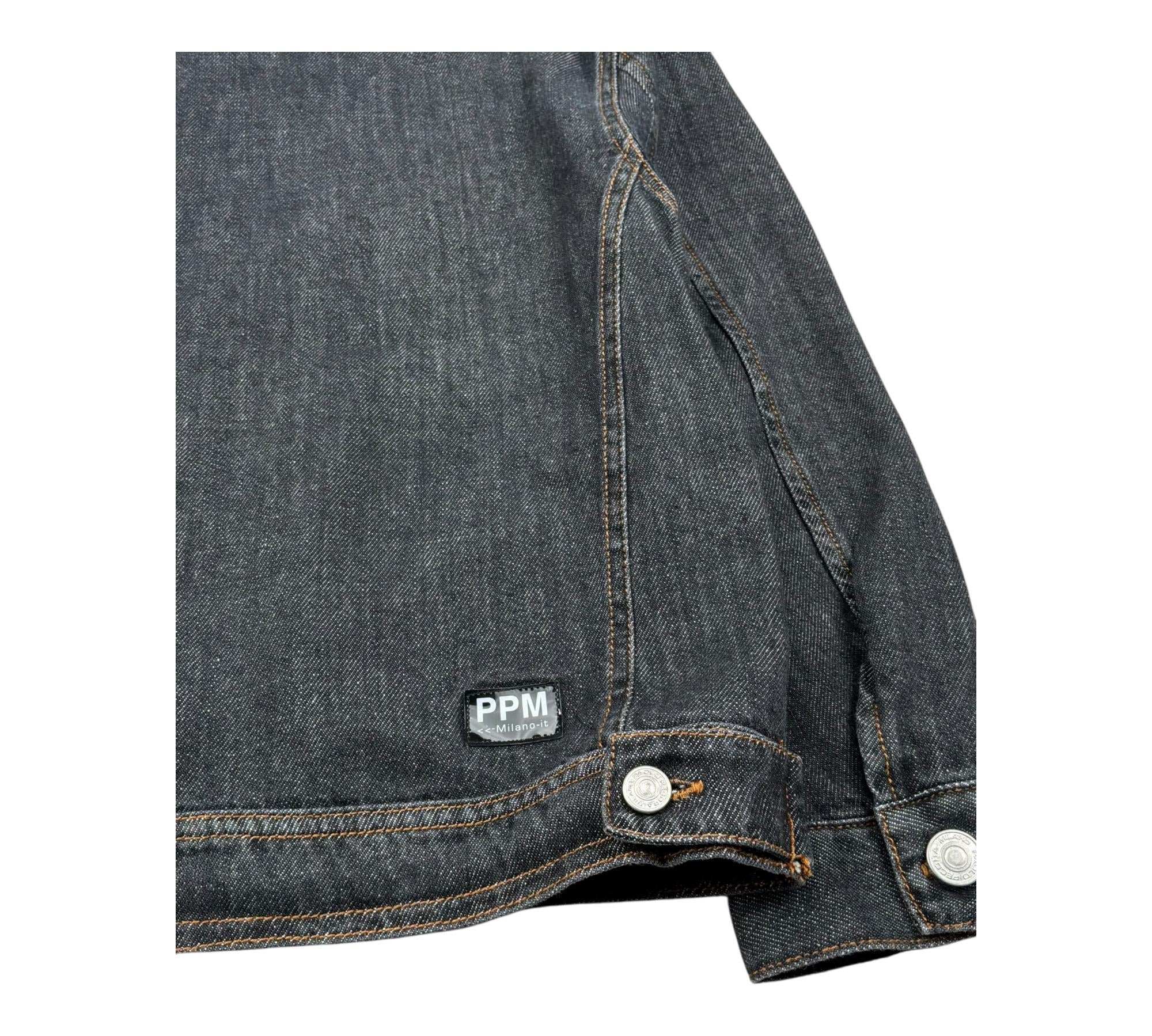 Paolo Pecora Giubbino In Denim Tinta Unita per Bambino PP4372 NERO PAOLO PECORA 