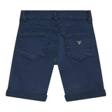 Guess Bermuda Tinta Unita con Girovita Regolabile per Neonato N1RD03WE620N BLU GUESS 