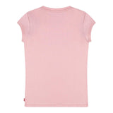 Levi'S T-Shirt Tinta Unita Girocollo con Stampa per Bambina 4E4234 ROSA LEVI'S 