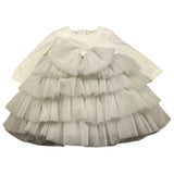 LE BEBE' abito manica lunga tinta unita Panna per Neonata LBG6172 PANNA LE BEBE' 