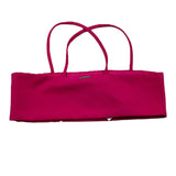 Liu Jo Solid Color Top With Fuchsia Straps For Girls