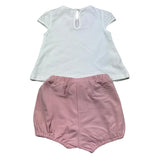 Mayoral Completo 2 Pezzi T-Shirt-Culotte per Neonata 1663XX BIANCO MAYORAL 